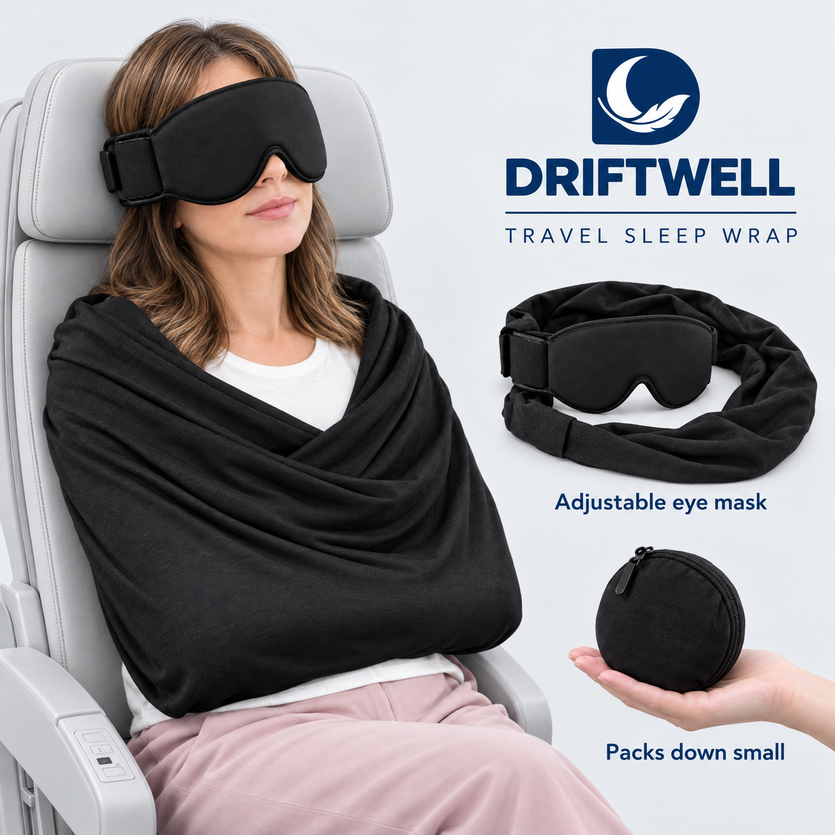 DriftWell™ First Class 3-in-1 Travel Sleep Set